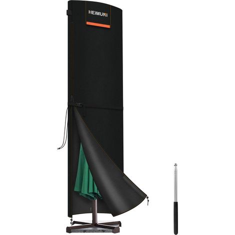 Sonnenschirm Schutzhülle für Ampelschirm 280cm, wasserdicht, UV-beständig, 420D Oxford (1/5)