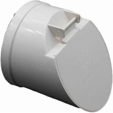 Siphons de sol en PVC de 110 mm avec couvercle de soupape de déplacement à fermeture automatique pour tuyaux de 50 à 160 mm (1/5)