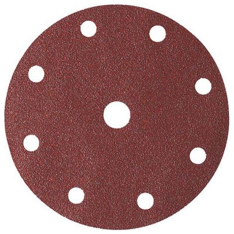 Meule auto-agrippante K240, 9 trous, pourbois 150mm (Par 100)