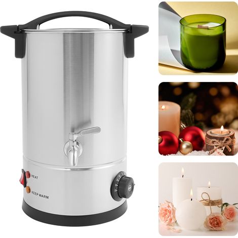 YISSALE-8 Litres / 1,76 gallons de fondu de cire, appareil électrique pour faire fondre la cire, four à cire avec poignée. (1/5)