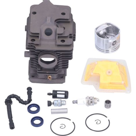 soupapes de surpression, cylindre et Piston, filtre à Air, joints d'huile, 46mm, pour trononneuse Stihl MS270 MS280 (1/5)