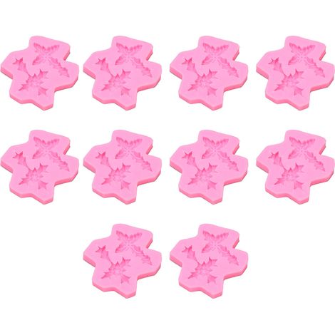 10 Moules à Broche en Résine Silicone Faciles à Démouler, Formes Magnifiques DIY pour Chocolat (1/5)