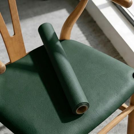 (Vert foncé, 40 x 300 cm) Patch de réparation auto-adhésif en cuir PU, imperméable, rénovation DIY, peut être découpé à la taille voulue. (1/5)