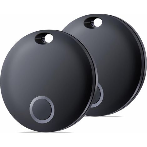 Tracker Bluetooth - Pour Valises Clés Portefeuilles Sac À Dos - Compatible Apple Find My iOS Seulement - Étanche IP67 - Lot De 2 (1/4)