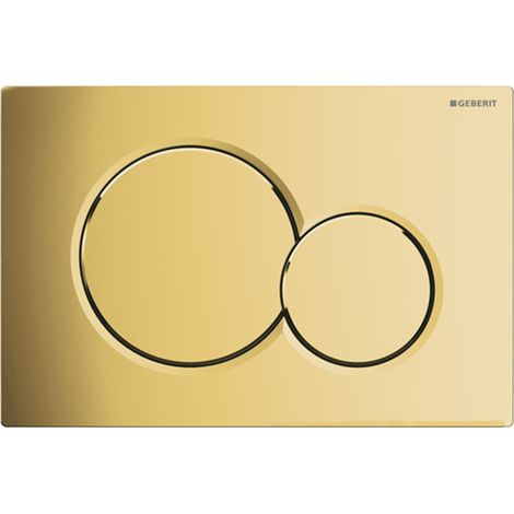 Plaque de morsure Geberit Sigma01 – Sigma01, or poli (1/4)