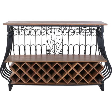 Mueble Bar Metal Madera 144X42X97 (1/5)