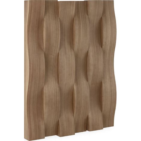 Sculpture murale en bois mdf naturel - naturel (1/4)