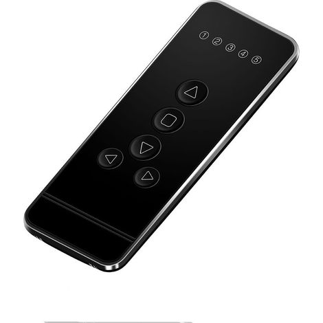 Commande à Distance pour Les fenêtres et Les motorisés Stores 5 Canal Remote Noir Noir (1/5)