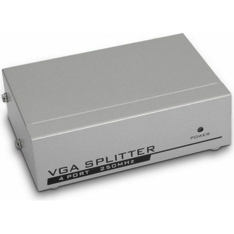 Commutatore VGA con 4 Porte Aisens A116-0085 Grigio Argentato (1/3)