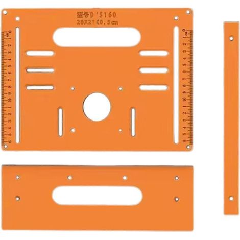 Plaque de guidage en bakélite, socle de scie pour établi de menuisier (1/5)