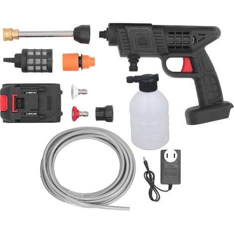 Lanceur à pression sans fil 32 bars, portée 3-5 m, 400W, batterie rechargeable, pulvérisateur haute pression portable, prise US 100-240V (1/5)