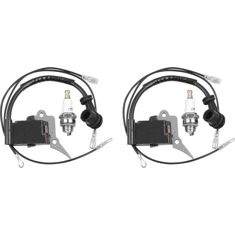 2x Zündspulenmodul Zündkerze für 2500 25CC Kettensäge G2500 TIMBERPRO LAWNFLITE Ersatzteile (1/2)
