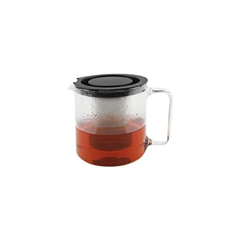 BREDEMEIJER THÉIÈRE EMMA 1,3 L AVEC FILTRE EN ACIER INOXYDABLE TRANSPARENT 165030