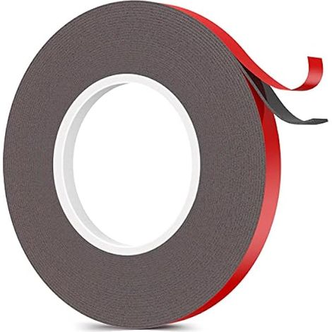 Emitever Doppelseitiges Klebeband - 10m x 10mm, Extra Stark Wasserdichtes Multifunktionales Montageklebeband klebestreifen für Wand und LED-Streifen, Auto, Wohn, Bürodekor (1/5)