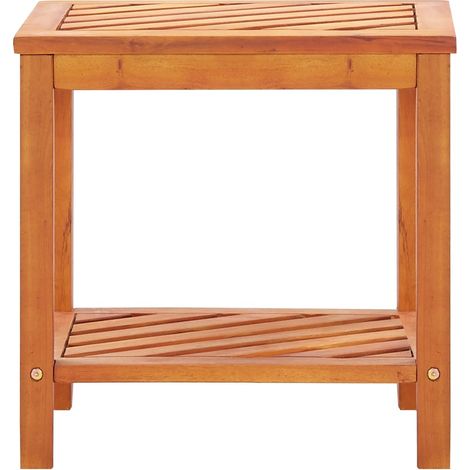 Table d'appoint,Table basse,Table de Salon Bois d'acacia massif 45 x 33 x 45 cm CFW20429 (1/5)