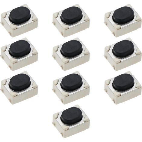 10pcs Micro Bouton de Commutation Compatible avec J Karl Adam Cascada Voiture Télécommande Porte-clés Bouton Poussoir Commutateurs Accessoires Intérieurs Automobiles (1/5)