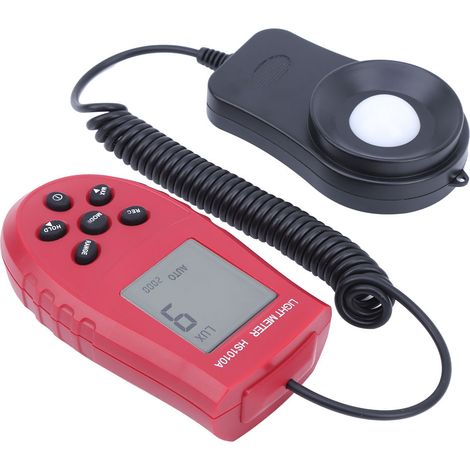 Luxmètre numérique portable haute précision à sélection automatique de la gamme HS1010A (1/5)
