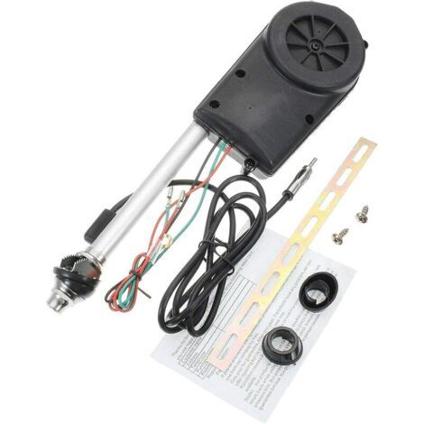 Antenne électrique entièrement automatique, kit de montage d'antenne radio FM/AM de remplacement pour garde-boue de voiture. (1/4)