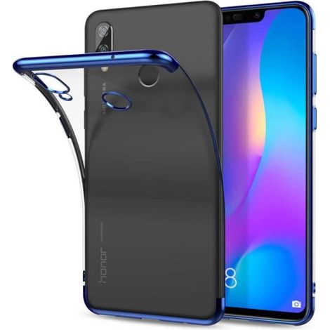 Coque - Huawei Honor 8X - TPU Souple - Protection Antichoc - Découpe Précise Caméra et Écran - Bleu - 1 Pièce (1/4)