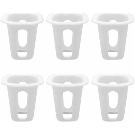 50 Pièces en Plastique Jardin Net Tasses Plantation Panier Tasse Ensemble Jardin Mesh Slotted Pépinière Pots Nets pour La Culture Hydroponique Aquaponique Orchidées (1/5)