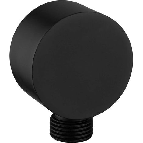 Aqualine Accessoires - Coude mural, noir mat SC371B