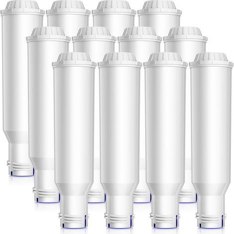 Nivona Lot de 12 cartouches filtrantes de rechange pour cartouche filtrante Melitta, compatibles avec Krups F088/EA829S, Nivona, AEG, Bosch, Siemens