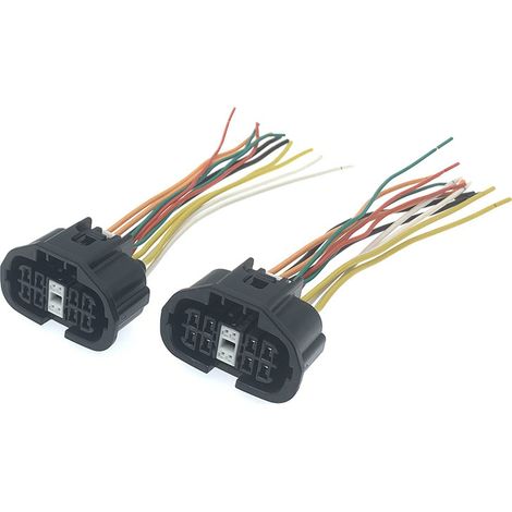 Kompatibel mit dem Scheinwerfer-Kabelbaum des Mazda 6, dem Stecker des Frontscheinwerfers des Mazda 6, dem Scheinwerferanschluss und dem internen Scheinwerfer-Kabelbaum. (1/4)
