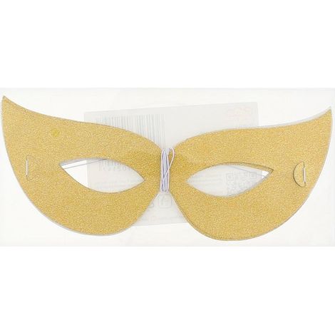 4 goldene Papiermasken