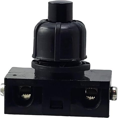 CCYKXA Flush-mounted push-button switch with screw contacts for lamps and appliances, 250V, 2A, Black (1/5)