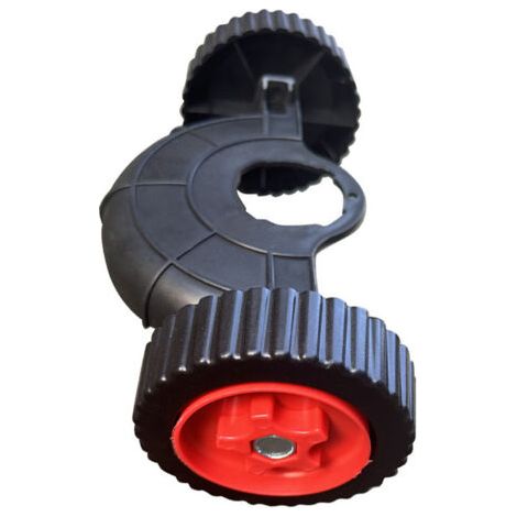 Roues de support réglables pour tondeuses à gazon – Réduisent la fatigue – Compatibles avec les tuyaux de 2,5 à 3 cm de diamètre – Installation facile (1/3)