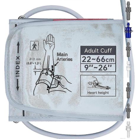 New est Xxxl Blood Pressure Cuff, Extra Large Cuff 9" - 20.8" (22-52cm)( ) (1/5)