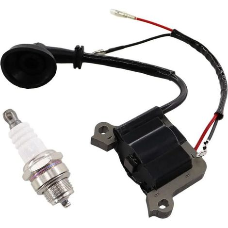 Bobine d'allumage avec bougie pour débroussailleuse 2 temps 52cc 3 ch moteur 4 en 1 / 5 en 1 Multitools taille-haies Freischneider (1/5)