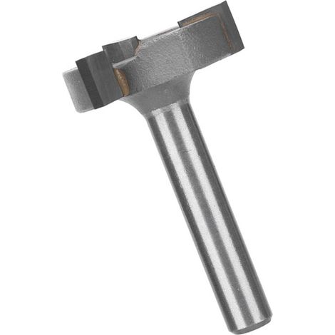 Fraise à défoncer en T, acier au carbone n° 45, 3 dents, tête de coupe en alliage, queue de 6 mm, outil pour le travail du bois (1/5)
