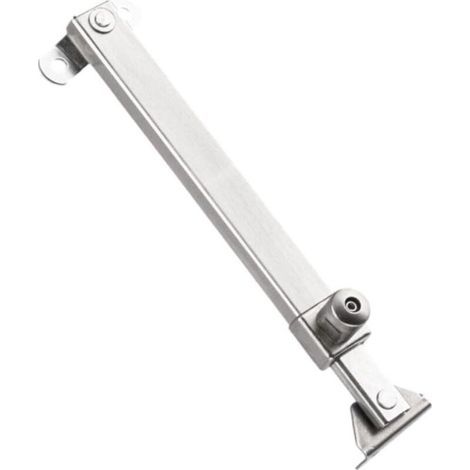 Limiteur d'ouverture de fenêtre réglable avec bouton de verrouillage, construction en alliage de zinc et en acier inoxydable, raccords en PVC, aluminium et fenêtres à cadre en acier avec deux options (1/5)