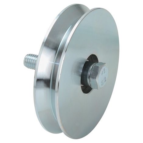 Metalideal  Roue Simple Gorge V - Haute Charge - Diamètre 140 mm