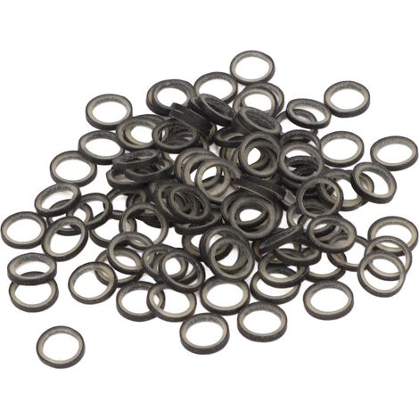 500 élastiques orthodontiques noirs 4.7mm, élastiques dentaires légers pour appareil dentaire, traction efficace (1/5)