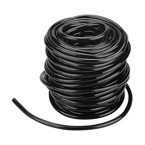 Tuyau d'irrigation de 20 m, tuyau d'irrigation goutte à goutte, tuyau agricole, tuyau de raccordement de micro-irrigation en PVC, pour pelouse, jardin, voiture, lavage de sol (50 m) (1/5)