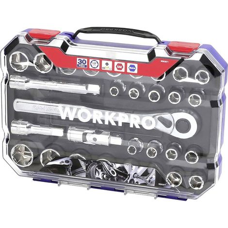 WorkPro KIT inserti per cacciaviti 30 parti WP202525