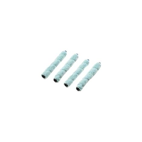 Brosses À Rouleau Principales, Compatibles avec Les Aspirateurs Robots Laveurs De Sols ILIFE W400 W450 W455, Brosse À Rouleau Souple, Pièces De Rechange for Le Nettoyage De La Maison(4PCS)