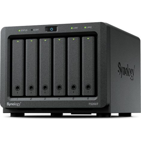Synology FS200T server NAS e di archiviazione Desktop Intel Celeron J4125 4 GB DDR4 Nero