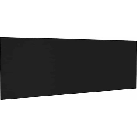 Wandkopfteil Schwarz 240x1,5x80 cm Ingenieurholz