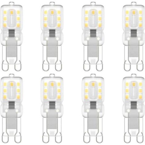 8pcs white lampshade Hot Warm White Natural white 220V-14 Lamp-3W Transparent lamp , For interior and exterior lighting, decoration (1/5)