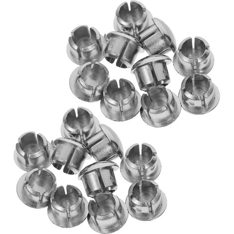 60 Pièces Bouchons de Robinet Chaud et Froid 6, 8mm Abs Argenté (1/5)