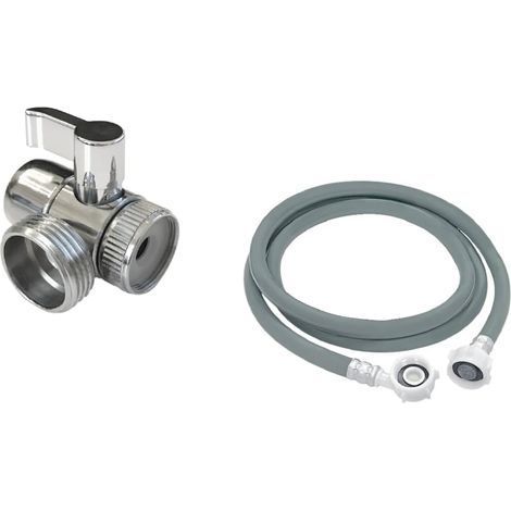 1 Diverteur De Robinet, Tuyau D'Alimentation Flexible, Raccordement Lave-Vaisselle, Pour Cuisine Compacte (1/5)