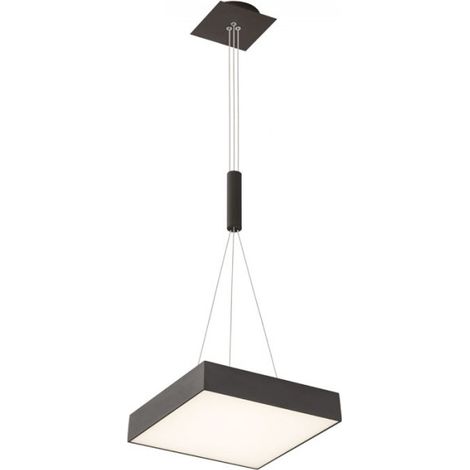 Plafoniera LARISA SQ 30 a sospensione nero 230V LED 30W 3000K