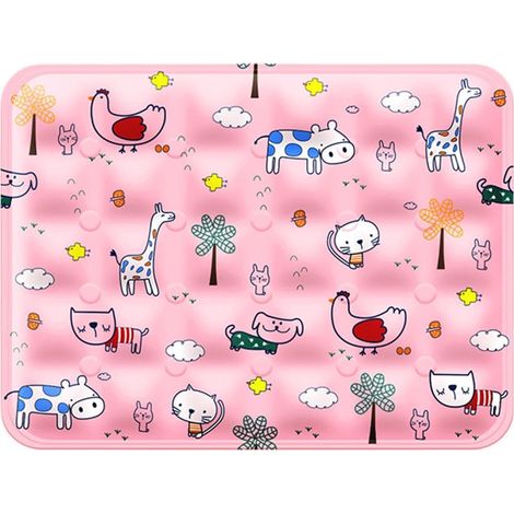 Tapis rafraîchissant pour chien, coussin rafraîchissant en gel d' pour chats, tapis respirant pour chat convient pour l'intérieur, le sol, le canapé, le niche, l'extérieur, les voyages (1/5)