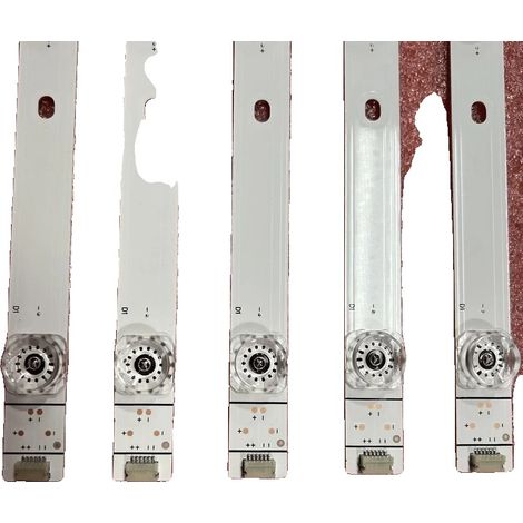 Bandeau LED, 14pcs/ensemble, Longueur 730mm, Tension 3V, Consommation d'énergie 4W/m, Durée de vie 100000 heures (1/3)