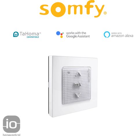 SMOOVE ORIGIN io Somfy radiocomando a parete per motori radio io