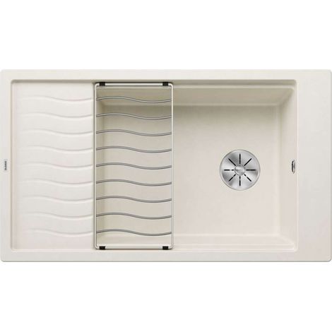Blanco Elon XL 8 - Lavello in silgranit, 86x50 cm, con accessori, InFino, bianco fine 527072