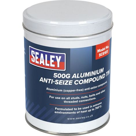 Sealey Aluminium Anti-Seize Compound Tin 500g SCS103 (1/2)